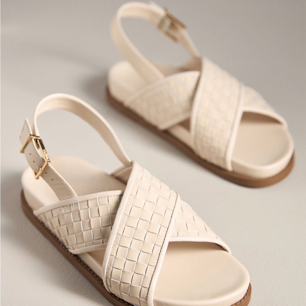 SCHUTZ Ruby Sporty Crisscross Slingback Sandals